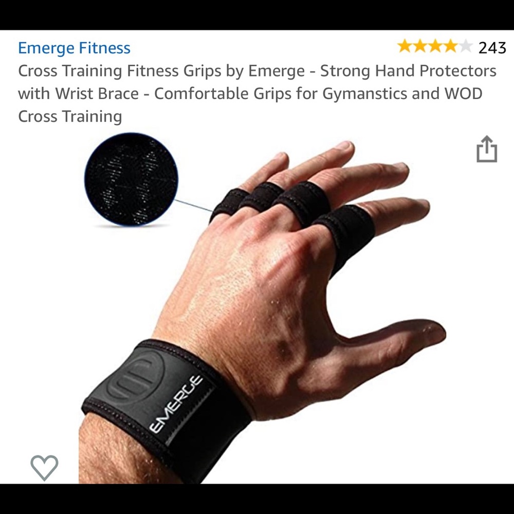 NWT Pull Up CrossFit Gloves